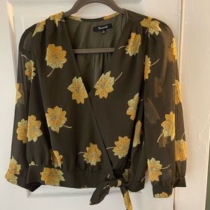 Dressy Madewell floral print blouse